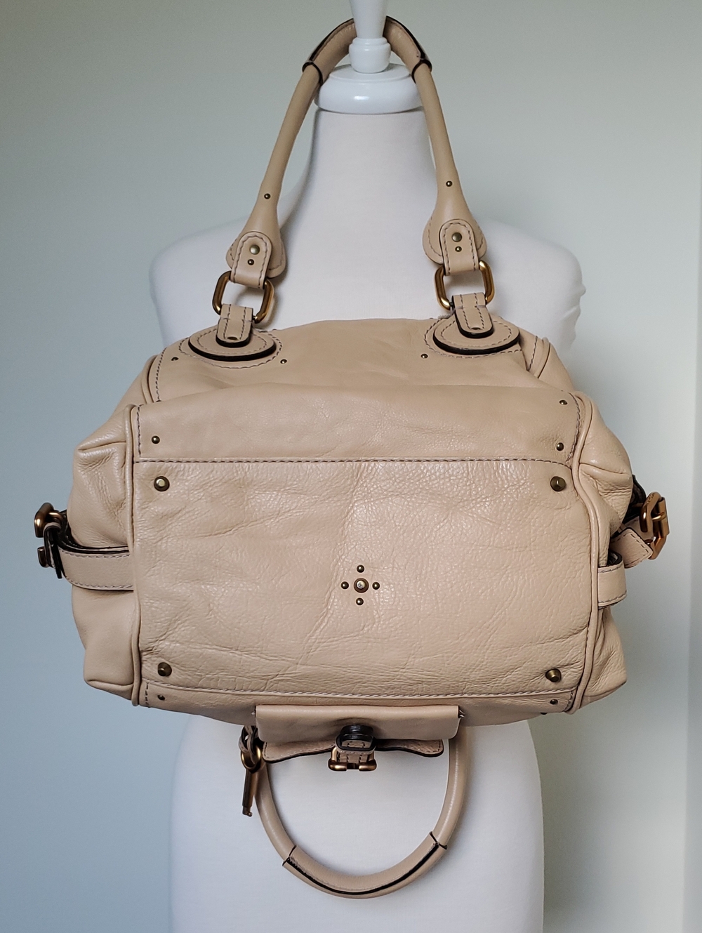 ORIGINAL Chloe "Paddington" Satchel In Cream/Tan - Picture 10 of 16